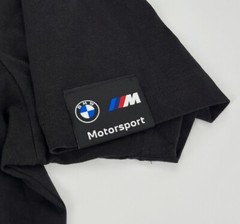 Puma T-Shirt Mens Small BMW M Motorsport Box Logo Tee Black MMS Racing Retro Y2K