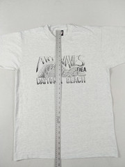 Vintage Screen Stars Best Art Waves Shirt Mens Large Gray Daytona Beach 90s USA