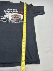 VTG 80’s Harley Davidson T-Shirt Have You Hugged Your Hog Today Sz M 2 Sided