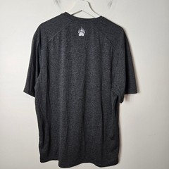 AKHG Duluth Trading Men’s Size L Tun-Dry Standard Fit Short Sleeve Henley Gray