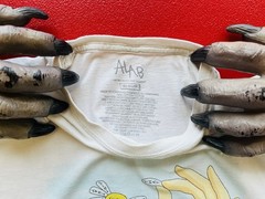 ALAB White T-shirt “F**k This & That” Flower Picking Funny Graphic Tee Sz Medium