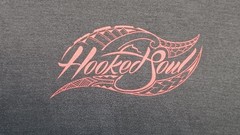 Hooked Soul Fishing Brand T-Shirt Dark Gray Hammerhead Shark Graphic Size Small