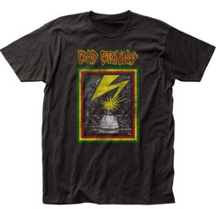 Bad Brains Distressed Capitol T-Shirt – Men’s Punk Rock Music Classic S-5XL