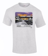 Norfolk Southern Triple Header Trains Authentic Railroad T-Shirt Tee Shirt [24]
