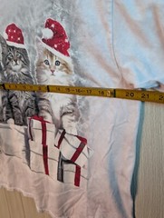 The Mountain 3D Tees Short Sleeve T Shirt Mens Sz Large Christmas Kitten Present