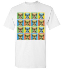 Border Terrier Cartoon Pop-Art T-Shirt – Men Women Youth Tank Short Long Sleeve