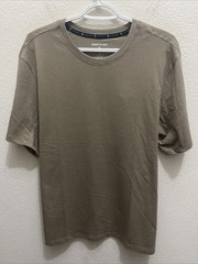 Kenneth Cole Active Men’s Large Mountain Brown Short Sleeve Crew T-Shirt NWT