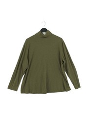 SEASALT CORNWALL Men’s T-Shirt XXS Green Cotton with Elastane Basic