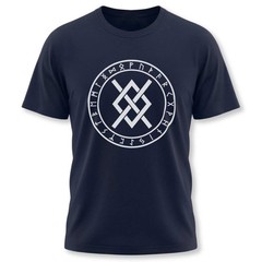 Odin’s Spear Gungnir Norse T-Shirt | Viking Symbol With Rune Circle Tee