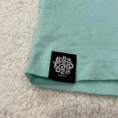 2024 Lollapalooza Chile Men’s Crop Tank – Teal. Size Medium