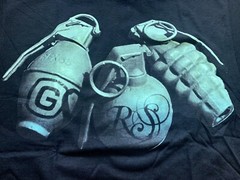 NEW Rogue Status X Grenade Collab Tee Shirt T-shirt Black Limited S Small Rare