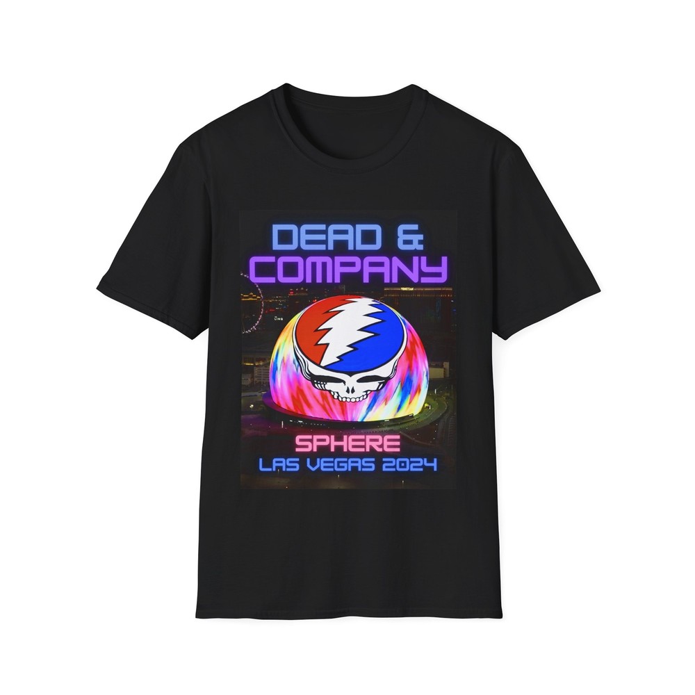 Dead and Co Las Vegas Concert Tee. Shakedown Street Unisex Softstyle T-Shirt