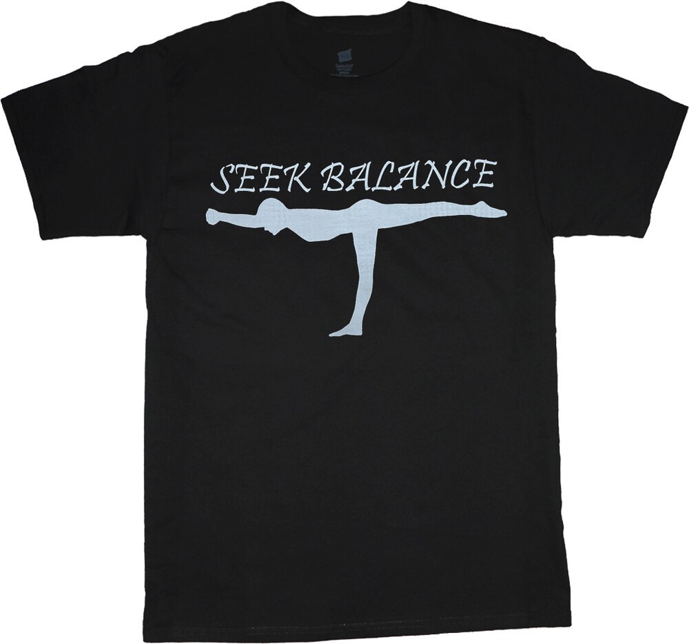 Seek Balance Yoga T-shirt Mens Graphic Tee Clothing Apparel Gear Accessories