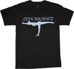 Seek Balance Yoga T-shirt Mens Graphic Tee Clothing Apparel Gear Accessories