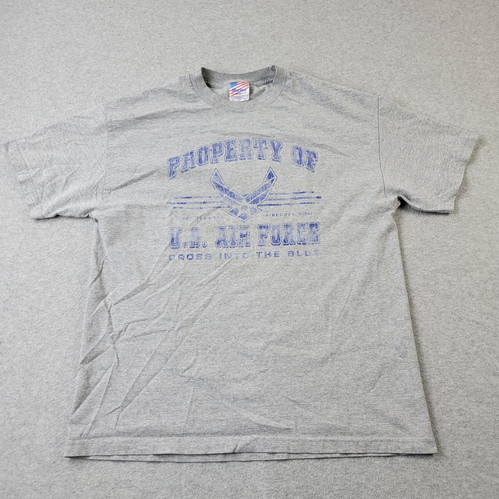 Murina VTG 90s USAF Shirt Mens XL Gray U.S. Air Force Graphic USA