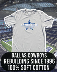 Dallas Cowboys Football NFL Rebuilding Funny Screen Printed t-shirt