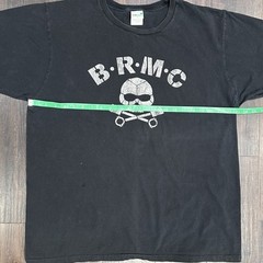 Black Rebel Motorcycle Club BRMC Band XL Shirt Skull Vintage Black