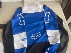 Fox Racing 180 Racing Mens Blue White Black Colorblock Lux Jersey Size 2XL New
