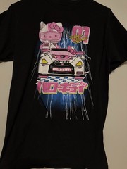 Hello Kitty – Size Medium Tokyo Speed #01 Japan Car Racing Black T-Shirt
