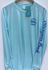 Long Sleeve Fishing Shirt,Microfiber,UPF Sun Protection,M L..….A25.A.