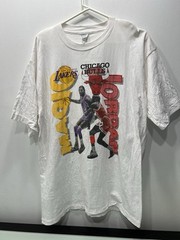 Vintage Michael Jordan Magic Johnson Lakers Vs Bulls T Shirt Mens Sz XL