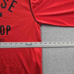 Fasthouse Men Shirt XL Red Graphic Speed Shop Activewear Grunge Logo Long Sleeve
