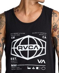 RVCA World Hex Men’s Tank – Black – New