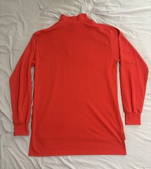 US Navy Flight Deck Jersey Red Flame Resistant Mock Neck Shirt XL Military FR