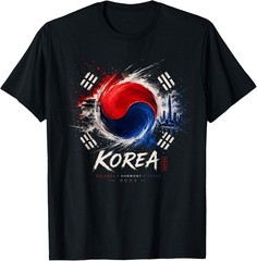 South Korea T-Shirt Korea Flag for Men Women Youth T-Shirt