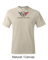 Vintage C5 Corvette Emblem Printed on Men’s Shirt. FREE SHIPPING !!!