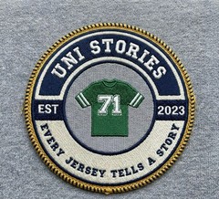 Uni Stories T-Shirt Pinup Touchdown Torri Gray Men Sz L NWOT