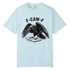 F CAW F Raven T Shirt Design, Comfort Colors T Shirt, Unisex Streetwear Tee