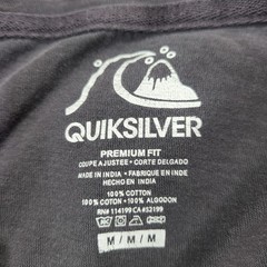 Quiksilver Shirt Mens Medium Gray Skull Island Graphic Tee Surf Tropical Tagless