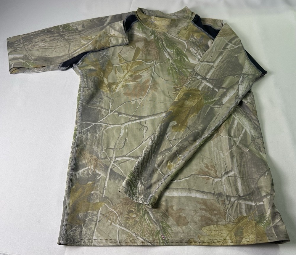 Redhead LG Camo Hunting RealTree AP Long Sleeve Pullover AXE Poly Spandex