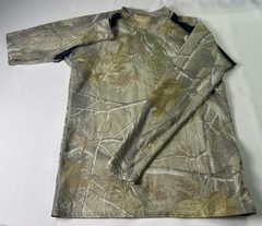 Redhead LG Camo Hunting RealTree AP Long Sleeve Pullover AXE Poly Spandex