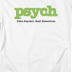 Psych Title Licensed Adult Unisex T-Shirt Regular Fit Tee SM-3X