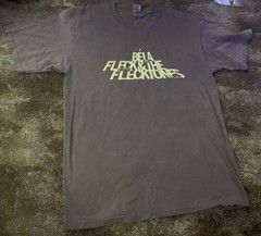 Vintage SIGNED Shirt Size L Victor Wooten Bela Fleck the Flecktones Hidden Land