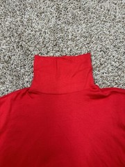 90s Turtleneck Red Men Sz Large VTG St. John’s Bay Combed Cotton Made In USA