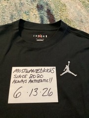 NWT Nike Air Jordan Jumpman EMB T-Shirt Black & White Men’s Size S FREE SHIPPING