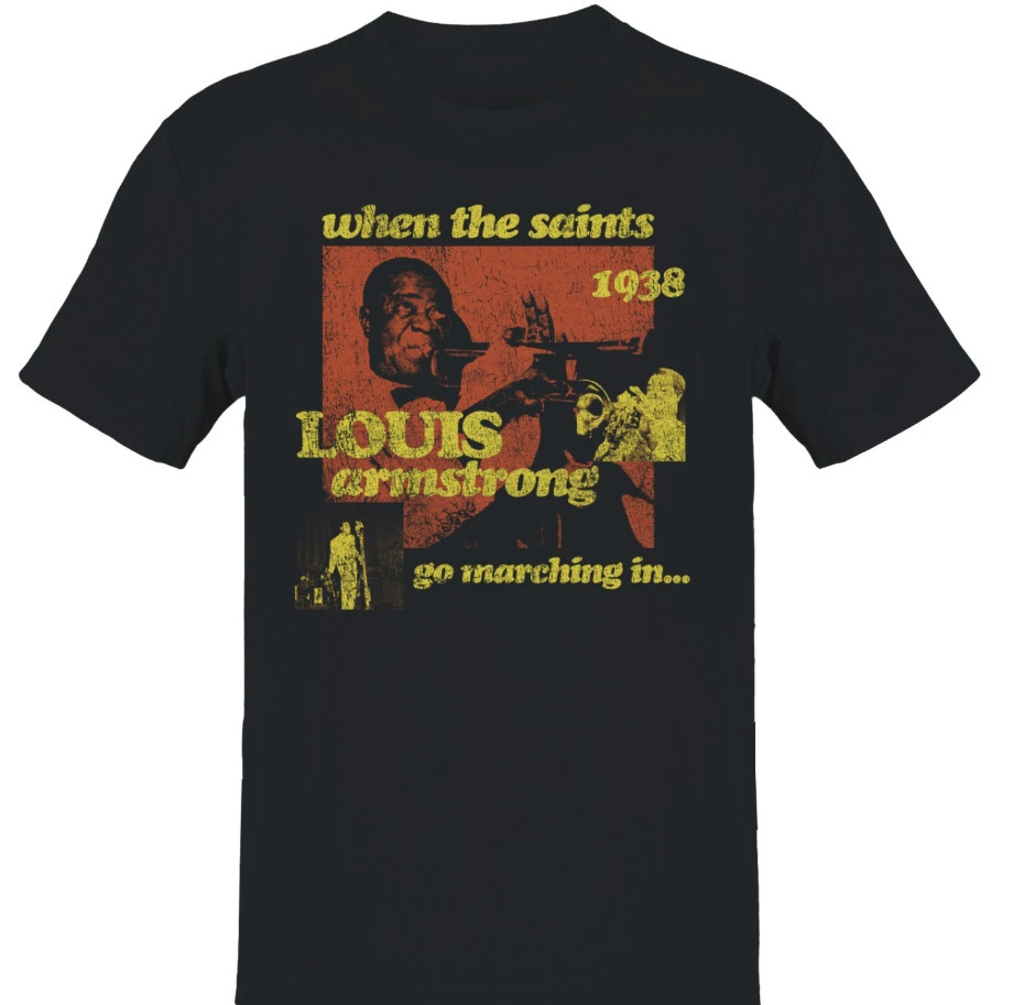 Louis Armstrong Singer Music Jazz Unisex Cotton T-Shirt S To 5XL ED1225