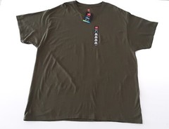 Hanes Mens Ultimate X-Temp T-Shirt Size XXL Crew Neck Short Sleeve Heather Green