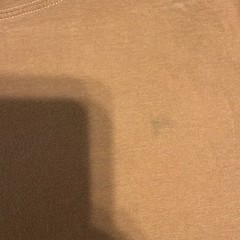 The North Face Men’s Box Logo Camo T-Shirt Large Brown Cotton Short Sleeve Flaw
