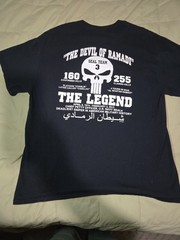 Gildan XL Black Graphic Tee Crew Neck NAVY SEAL Team 3 Skull