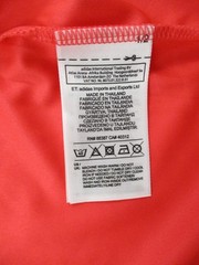 Adidas Shirt Mens Medium Orange Climacool Athletic Short Sleeve Stretch