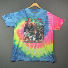 Lollapalooza 2023 Chicago Tour Tie Dye T Shirt Music Festival Concert Size XL