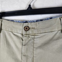 Tommy Bahama 38×32 Flat Front Chino Pants Khaki Relaxed Fit Lightweight