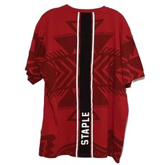 Streetwear Urban Hip Hop Staple Bird Applique T-Shirt Mens 2XL Red New York City