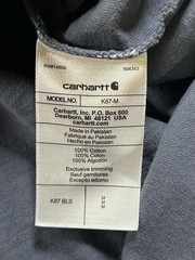 Carhartt Pocket T Shirt Mens Medium Blue Workwear Loose Fit Spring 2025