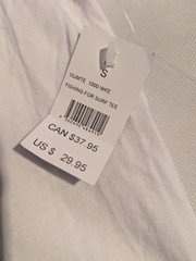 Rip Curl Surf Trip Bahamas Edition Small T-Shirt Relaxed Fit – White