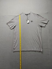 Travis Mathew Men T Shirt L Gray short Sleeve Crew Neck Pullover Stretch Casual